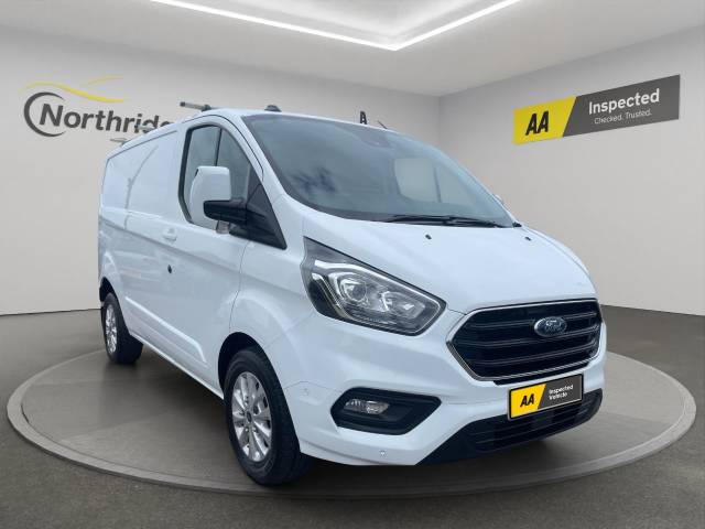 Ford Transit Custom 2.0 EcoBlue Hybrid 130ps Low Roof Limited Van Panel Van Diesel White